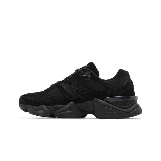 Black sneaker on a white background