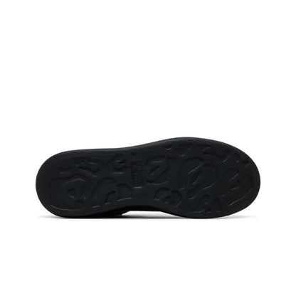 Black shoe sole on a white background