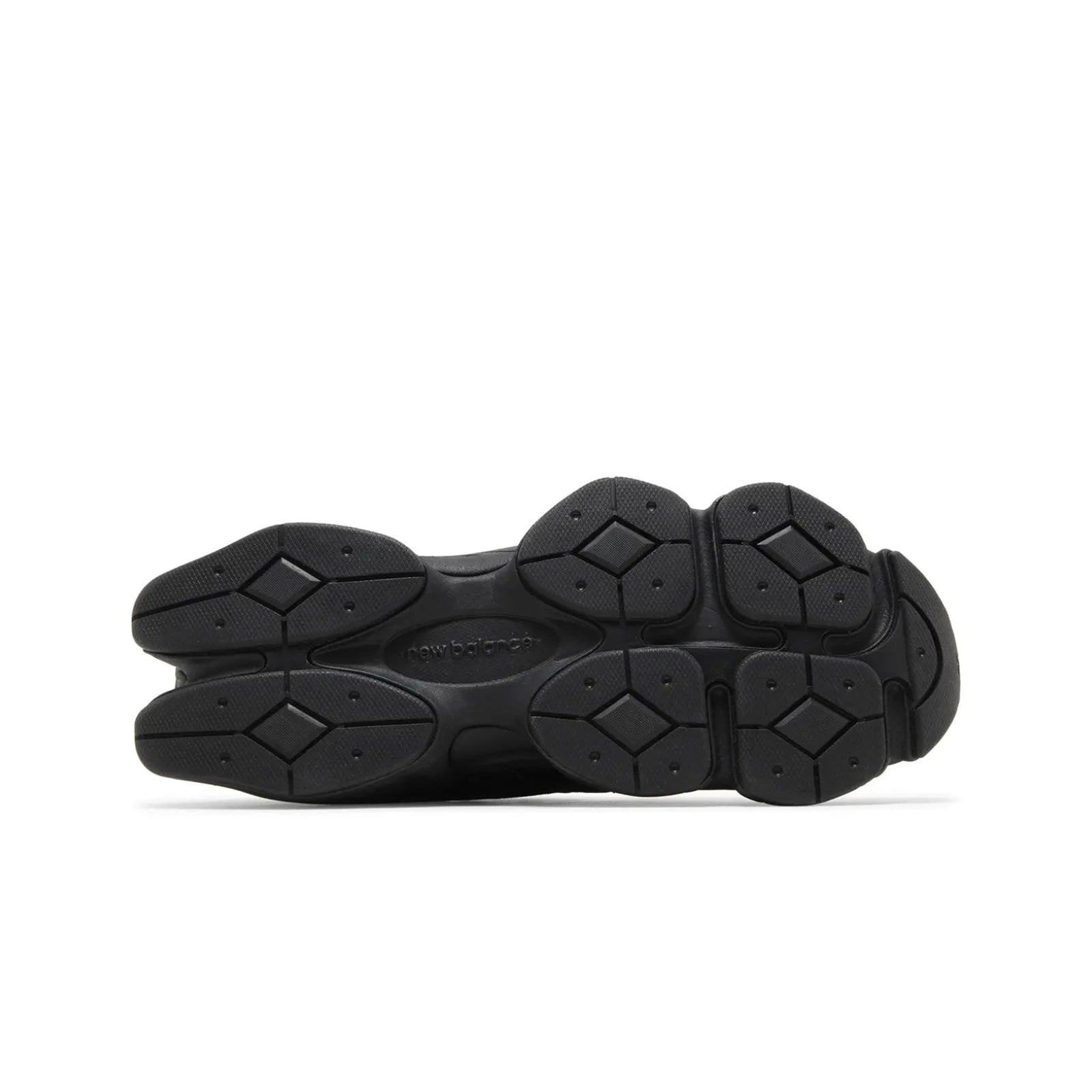 Black shoe sole on a white background