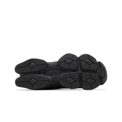 Black shoe sole on a white background