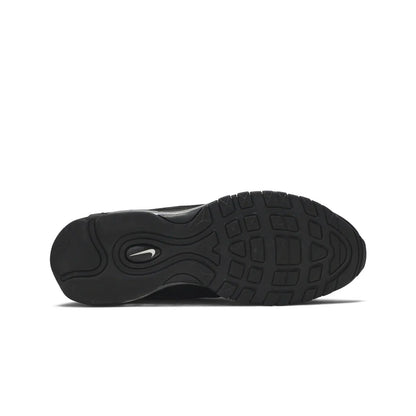 Black sneaker sole on a white background