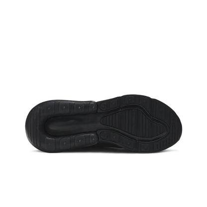 Black shoe sole on a white background