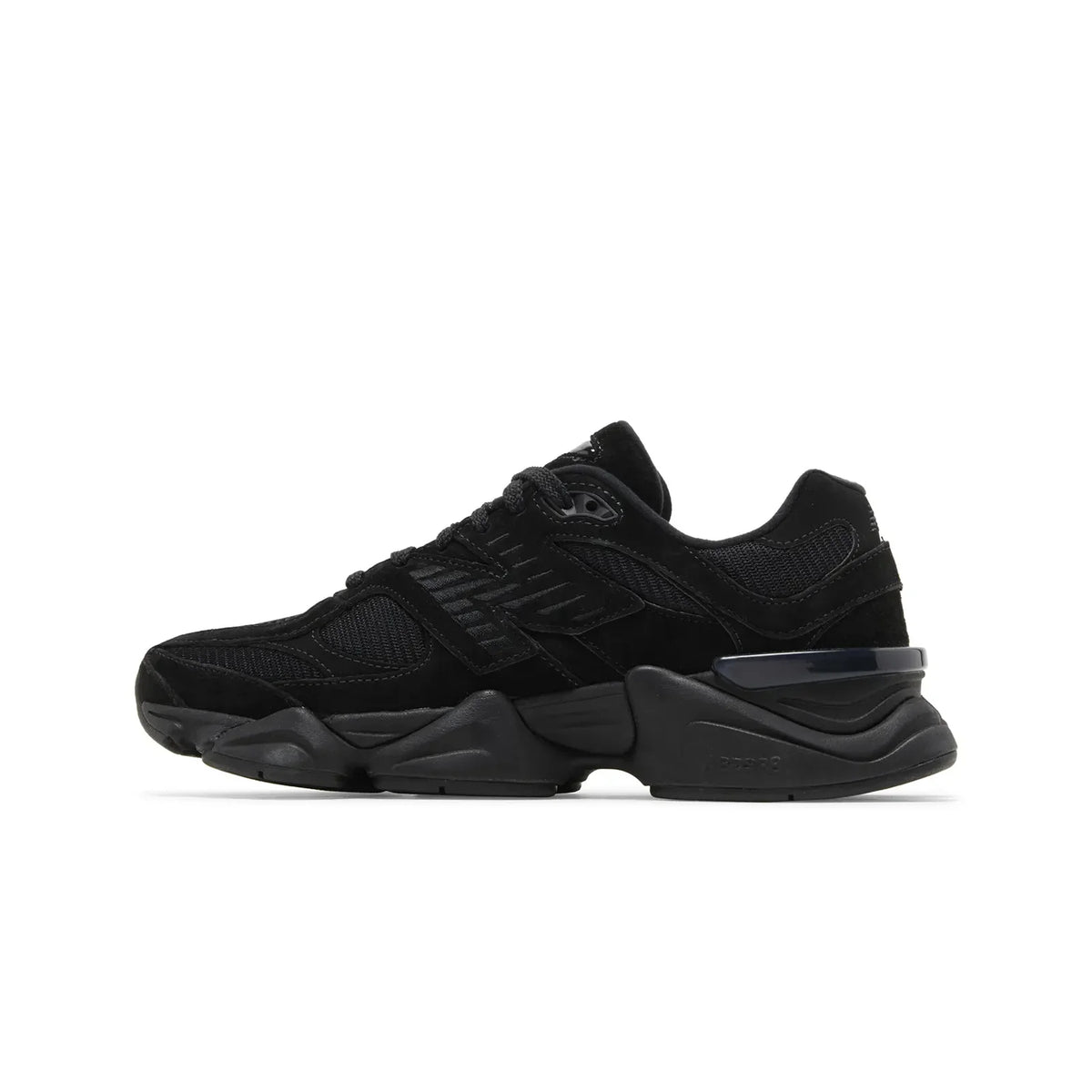 9060 Triple Black Suede