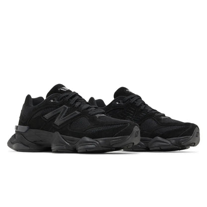 Black sneakers on a white background