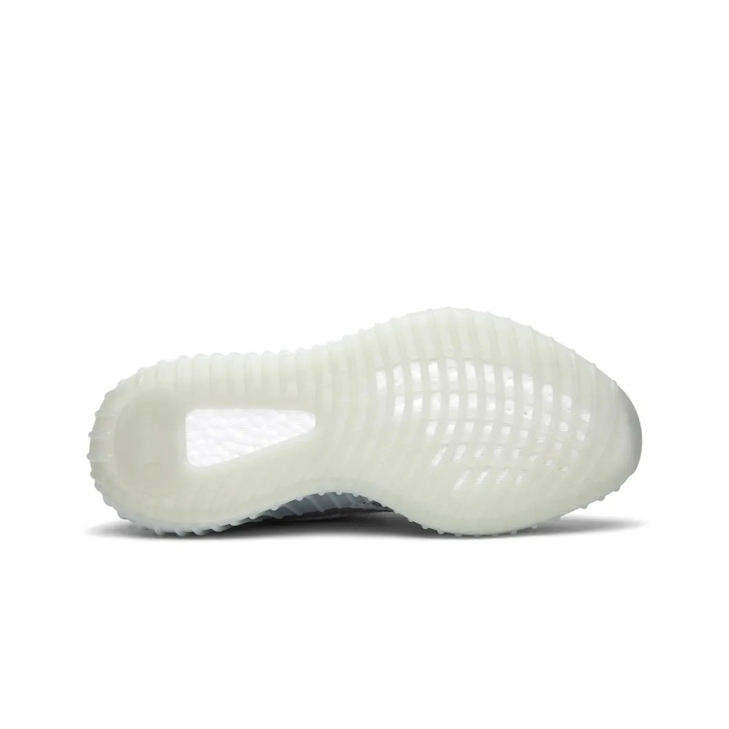 White sneaker sole on a white background
