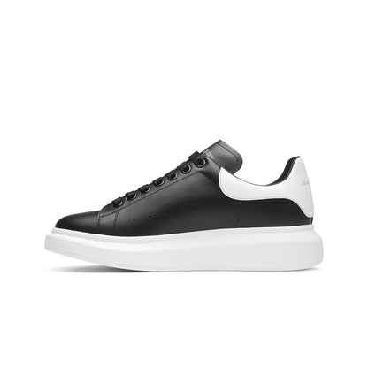 Black and white sneaker on a white background