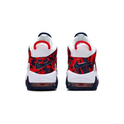 Nike Air More Uptempo Red Navy Camo