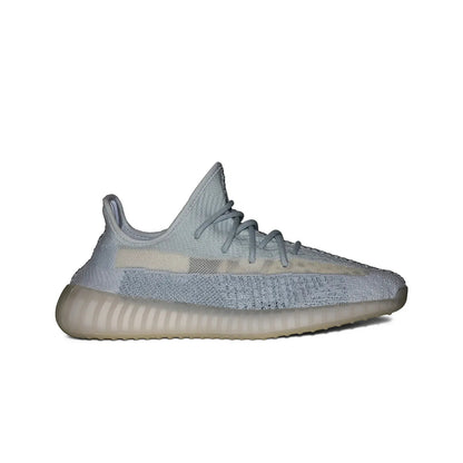 Light blue sneaker on a white background