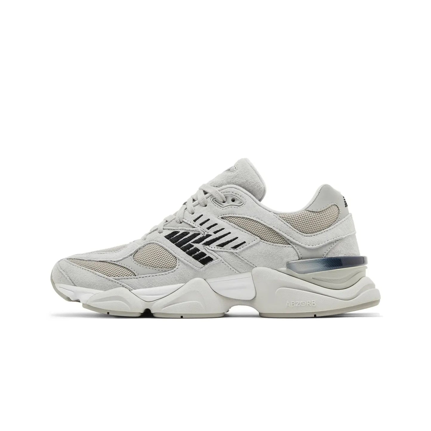 Gray sneaker on a white background