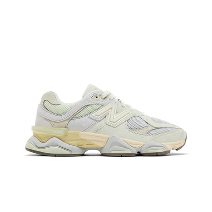 White and beige sneaker on a white background