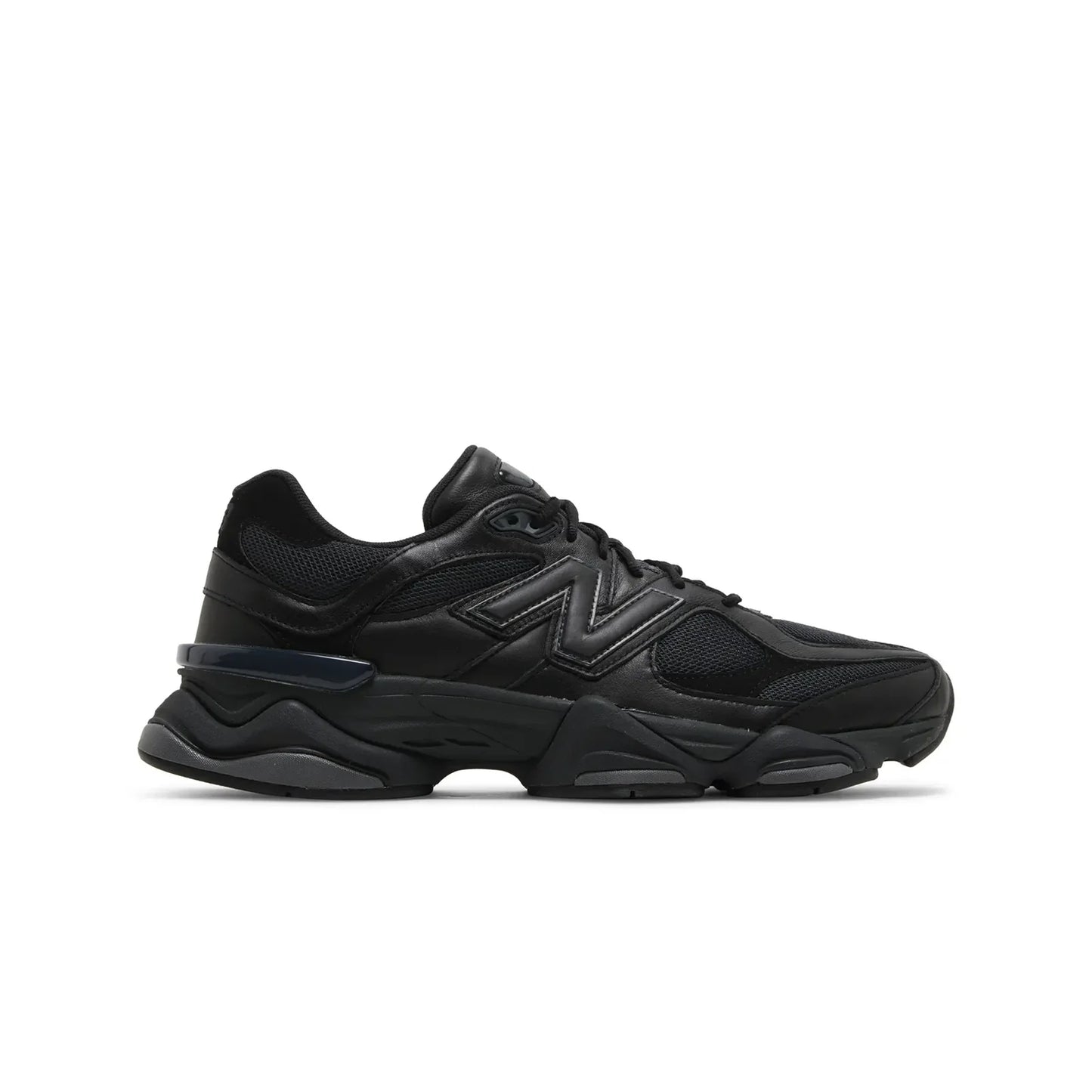 New Balance 9060 Triple Black Leather