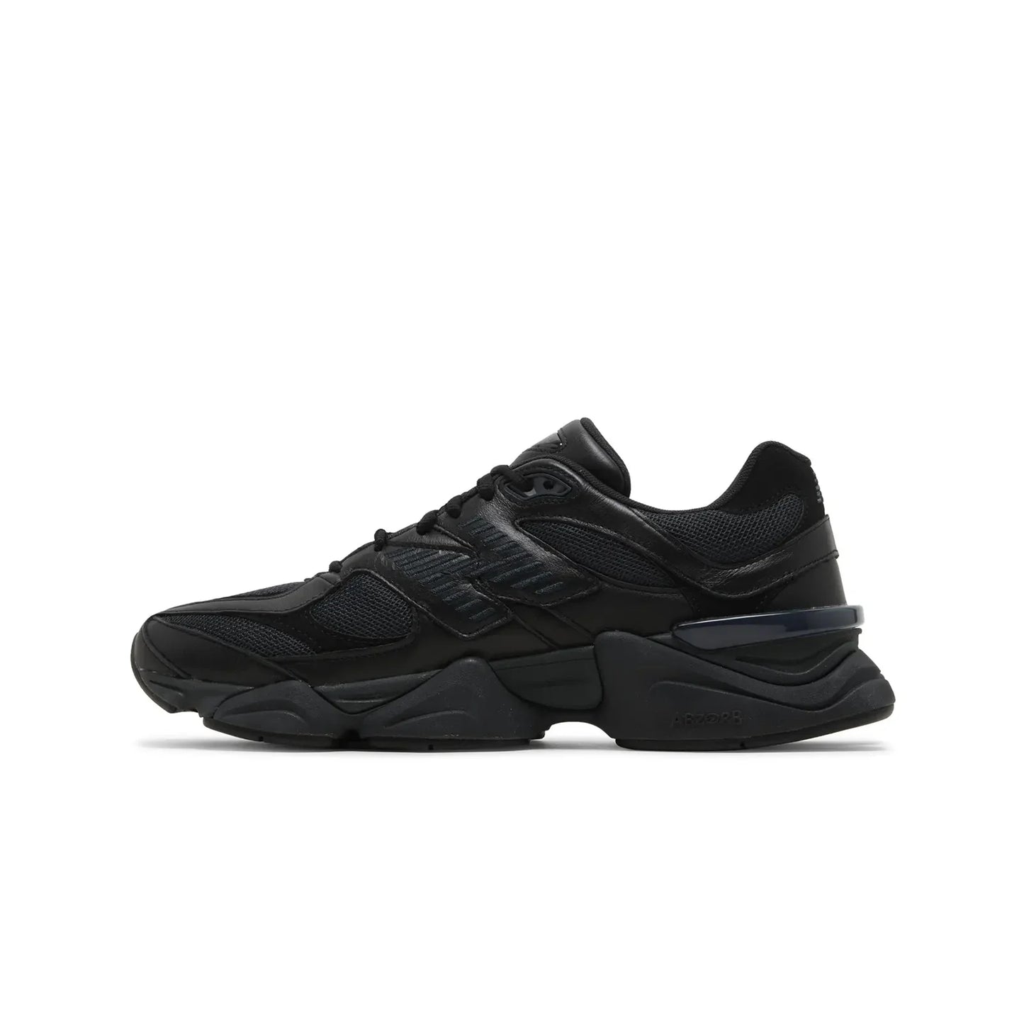 New Balance 9060 Triple Black Leather