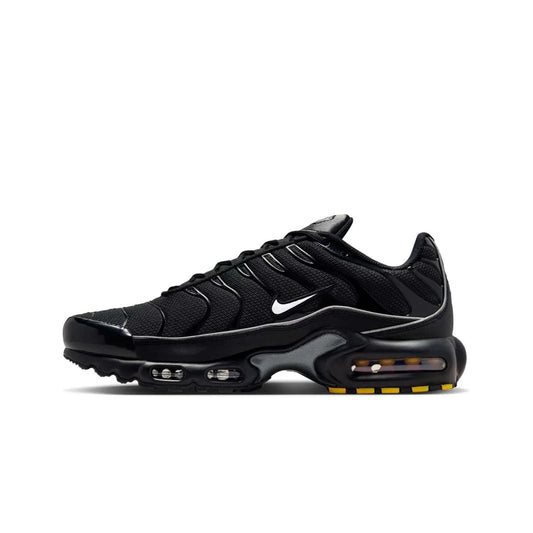 Black sneaker with visible Nike logo on a white background