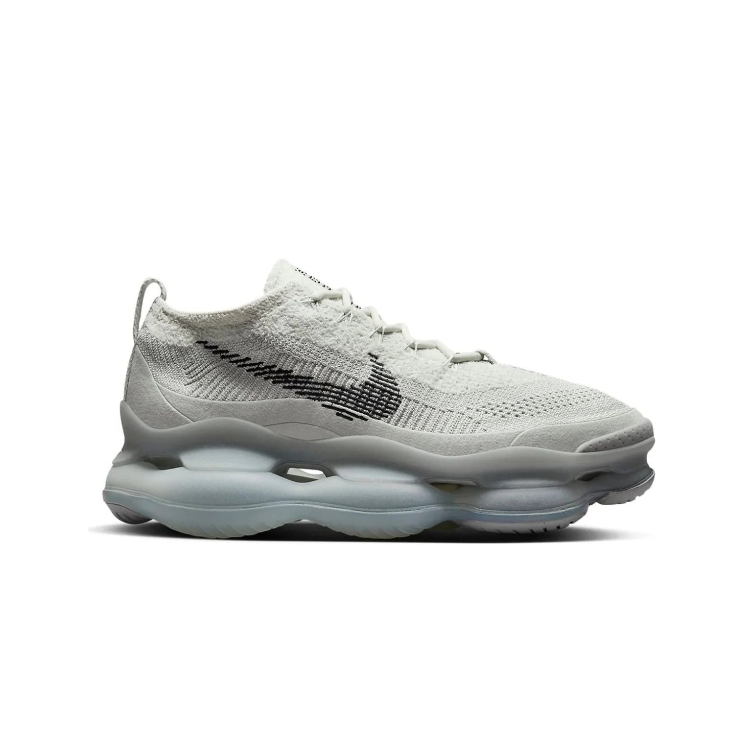 White sneaker with Nike logo on a white background