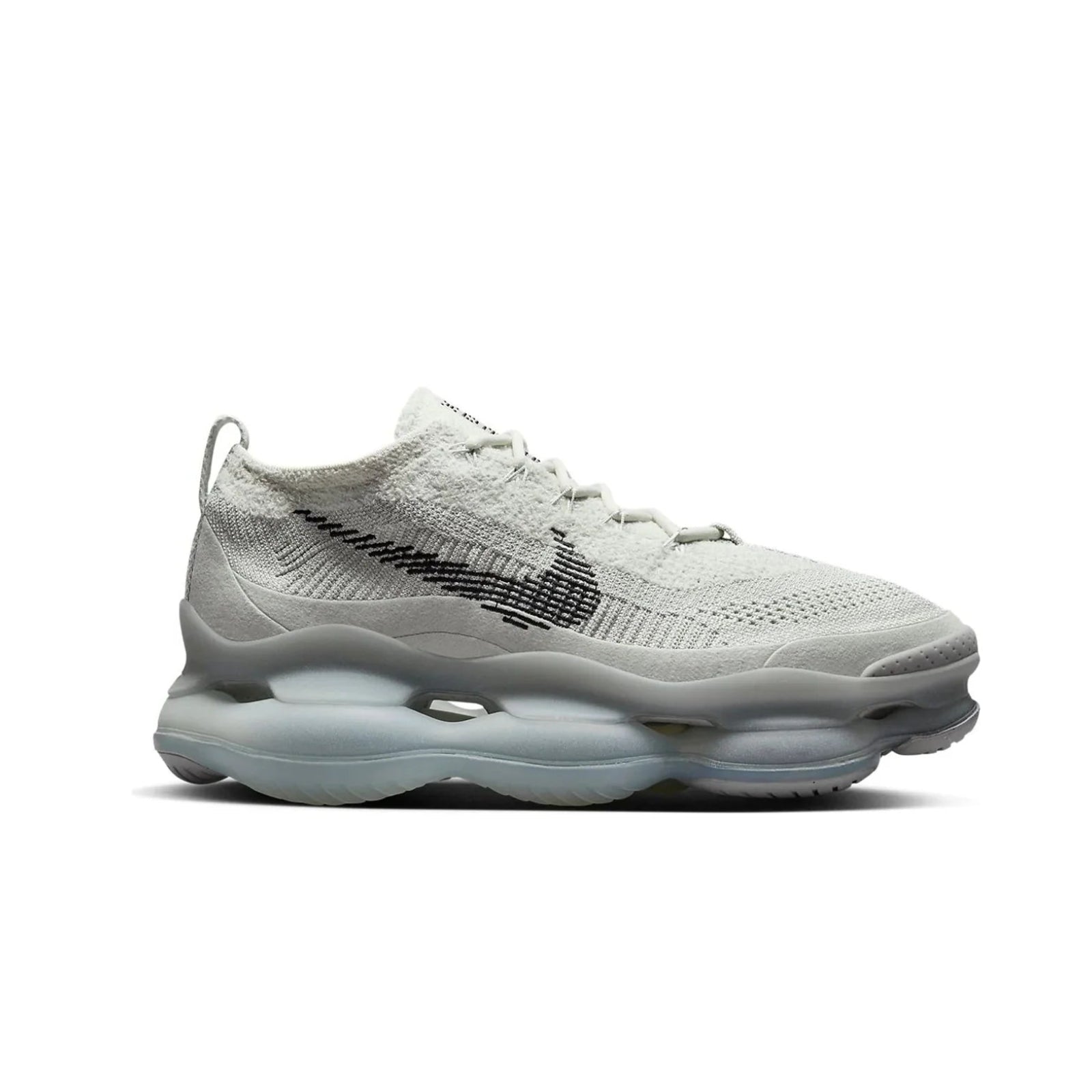 White sneaker with Nike logo on a white background