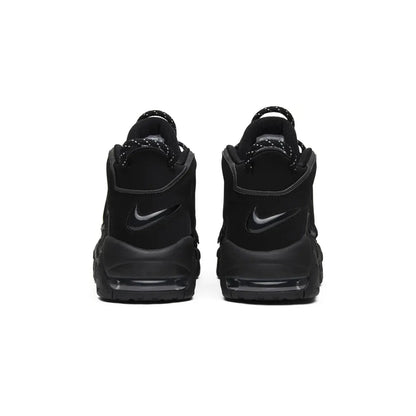 Air More Uptempo Triple Black Reflective