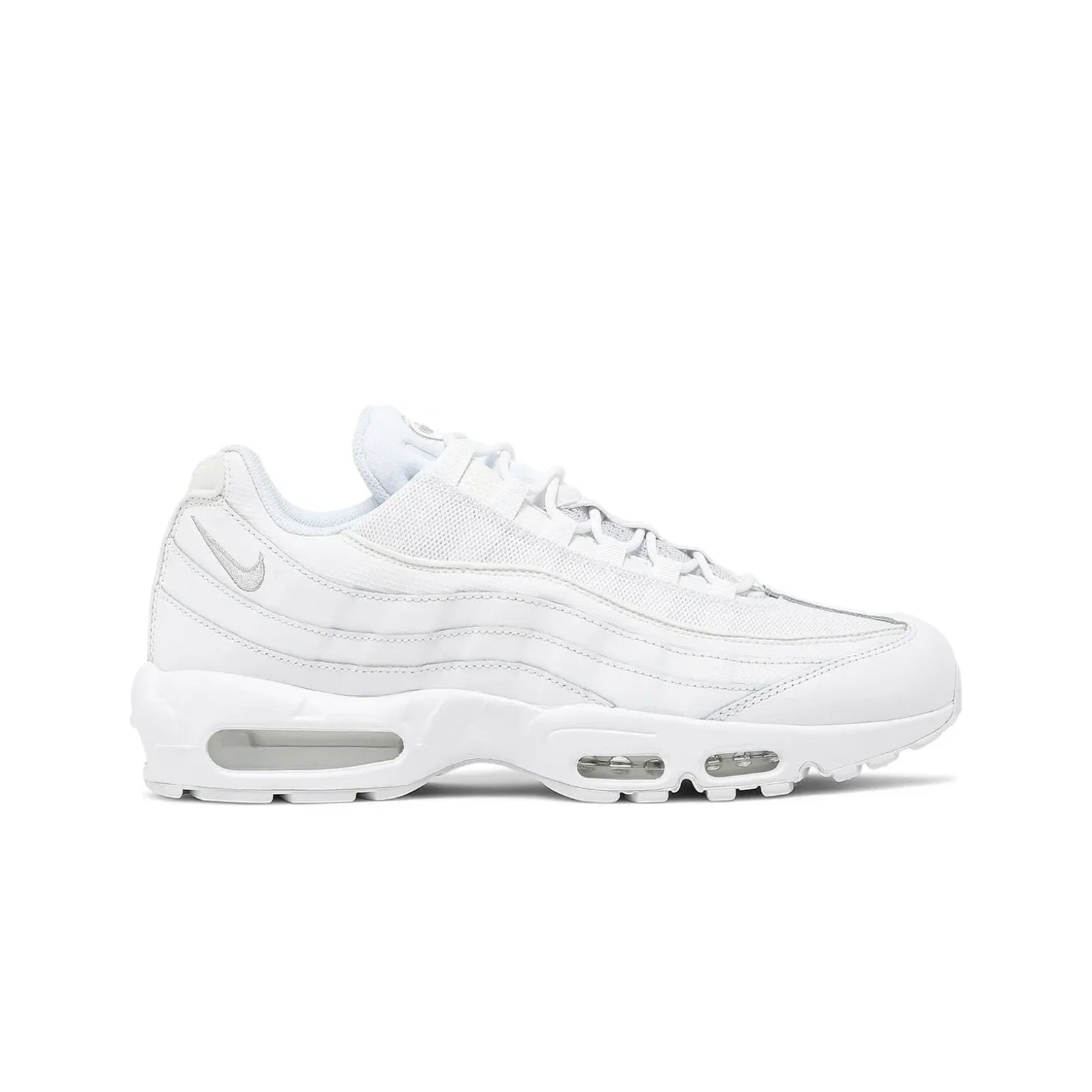 White sneaker with visible Nike logo on a white background