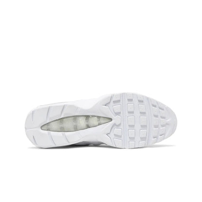 White sneaker sole on a white background