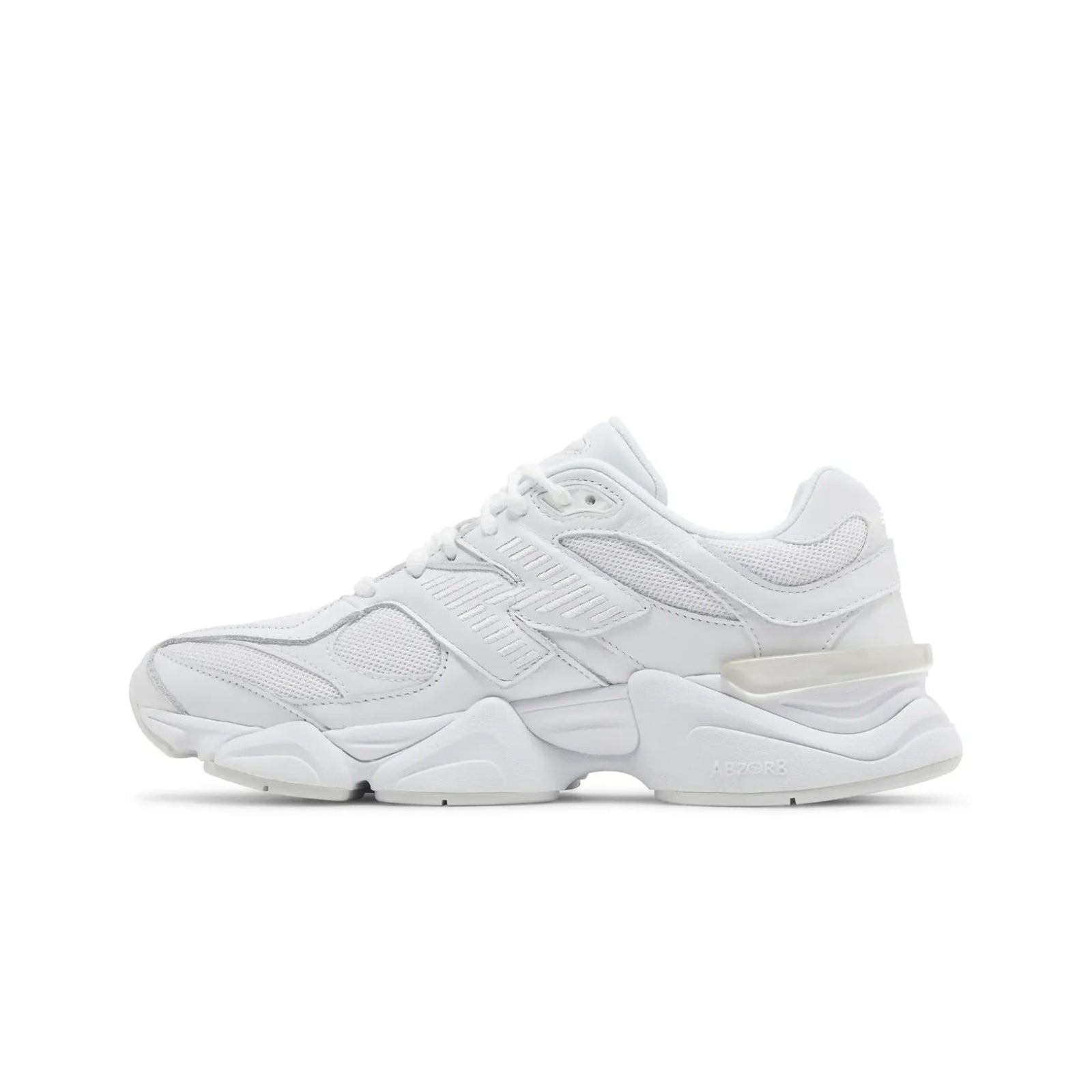 White sneaker on a white background