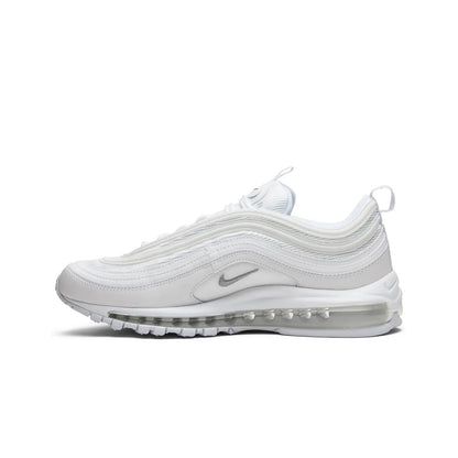 White Nike Air Max 97 sneaker on a white background