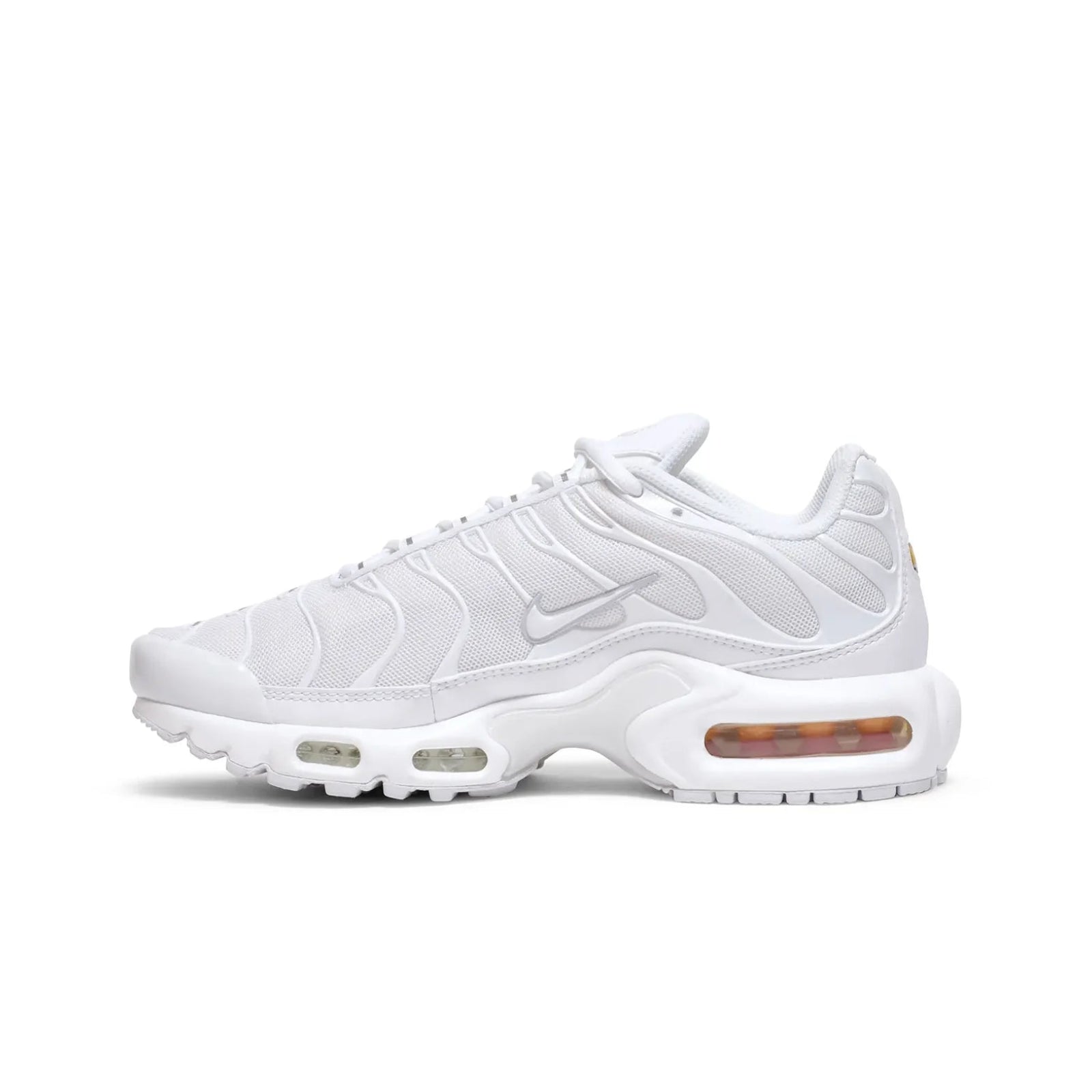 White sneaker with visible Nike logo on a white background